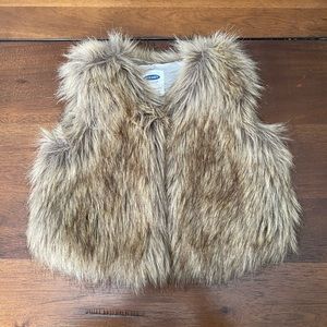 Old Navy Faux Fur Toddler Vest